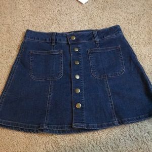 Altar’d state denim skirt